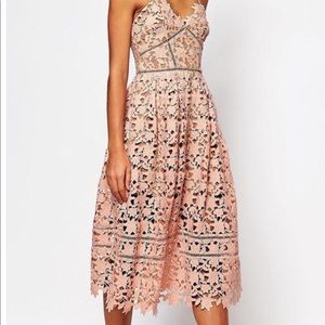 Self Portrait Azalea Dress SZ 6 Blush